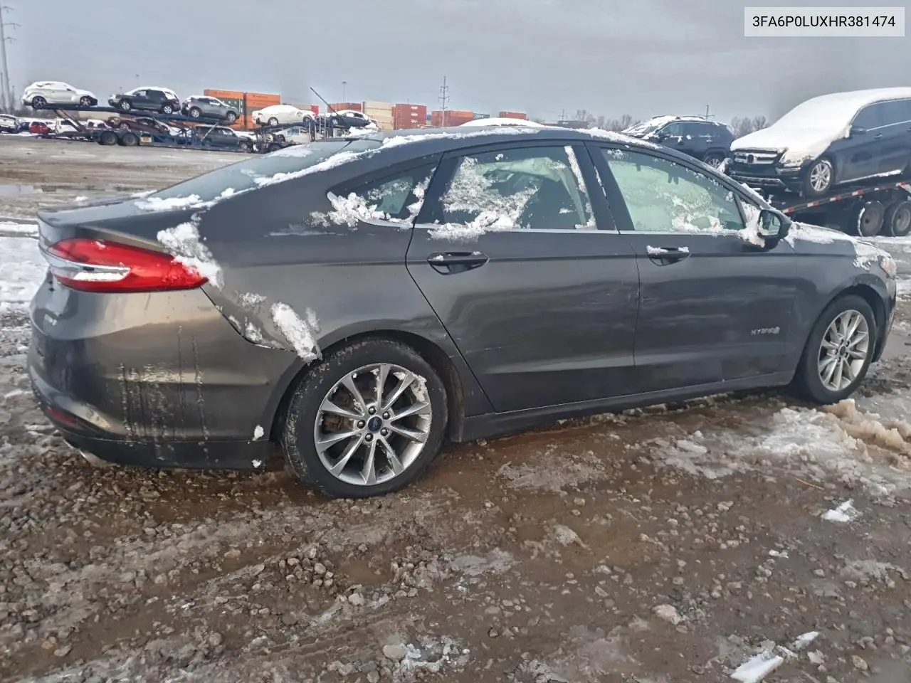 3FA6P0LUXHR381474 2017 Ford Fusion Se Hybrid