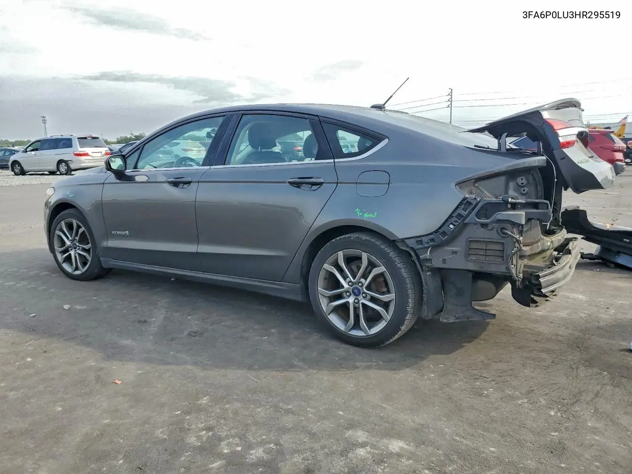 3FA6P0LU3HR295519 2017 Ford Fusion Se Hybrid