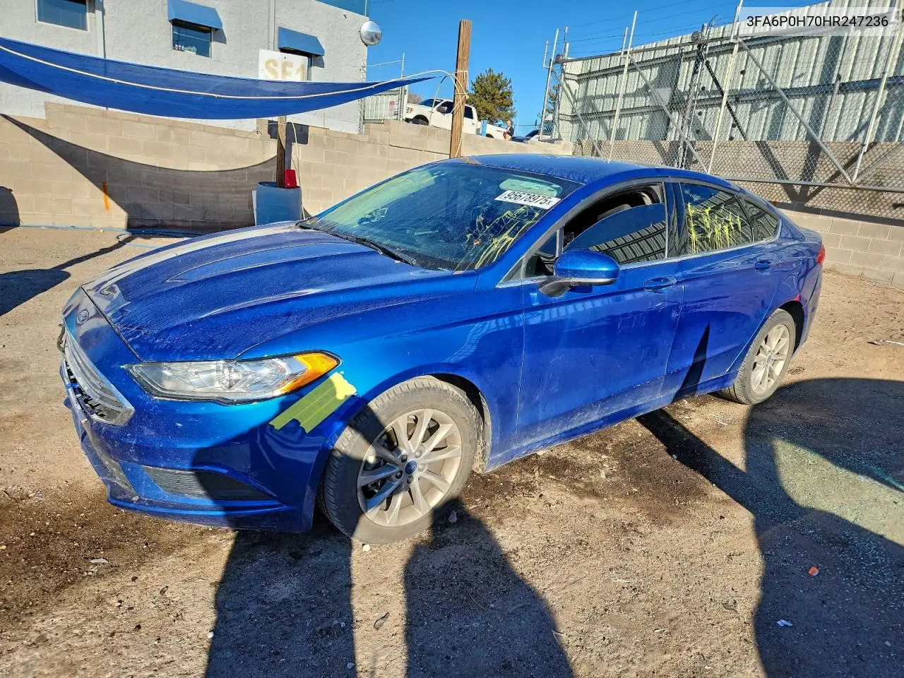 3FA6P0H70HR247236 2017 Ford Fusion Se