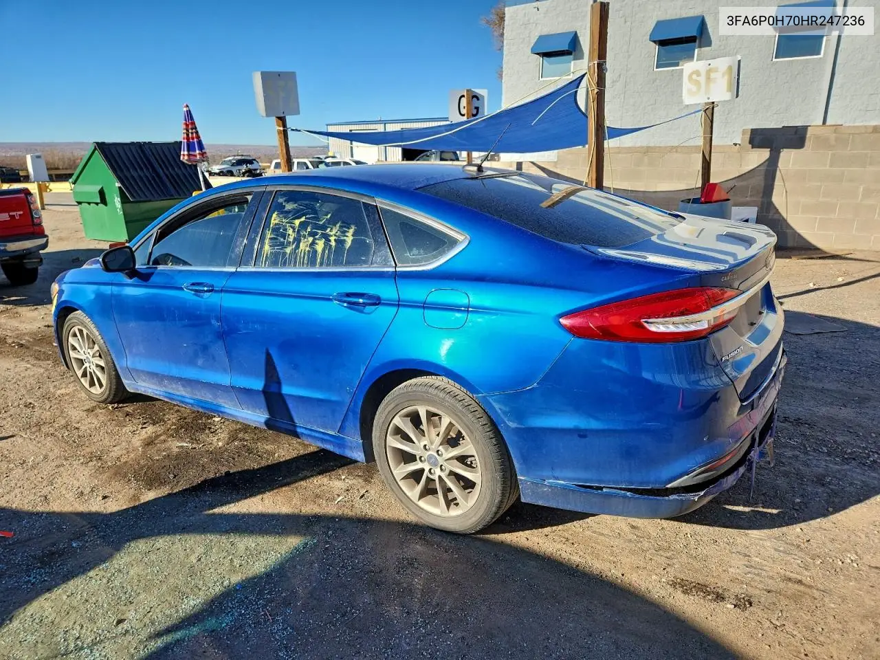 3FA6P0H70HR247236 2017 Ford Fusion Se