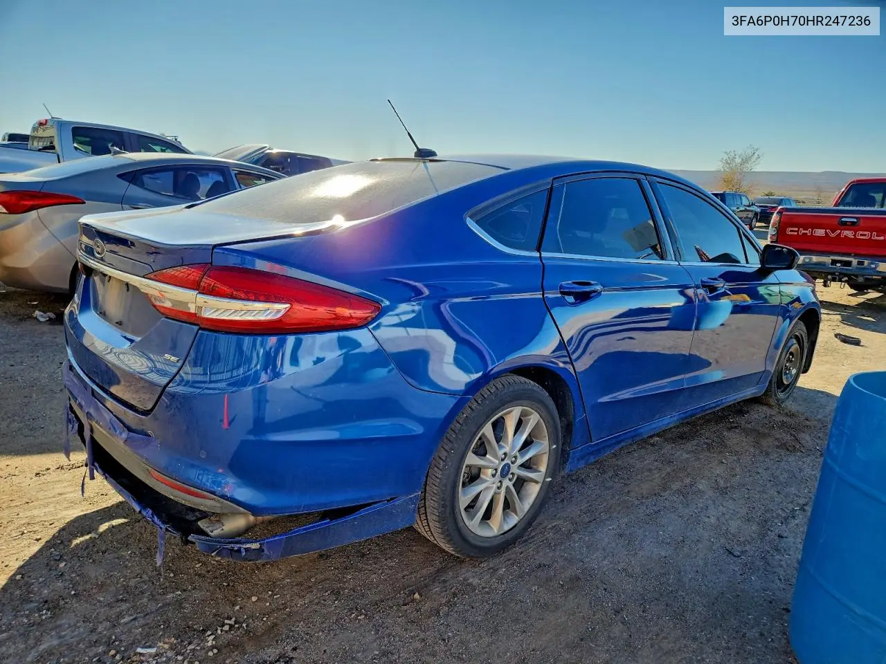 3FA6P0H70HR247236 2017 Ford Fusion Se