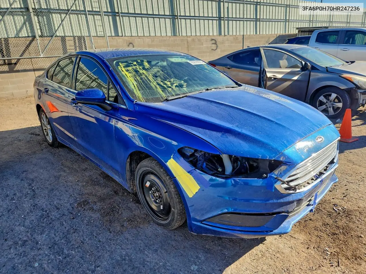 3FA6P0H70HR247236 2017 Ford Fusion Se