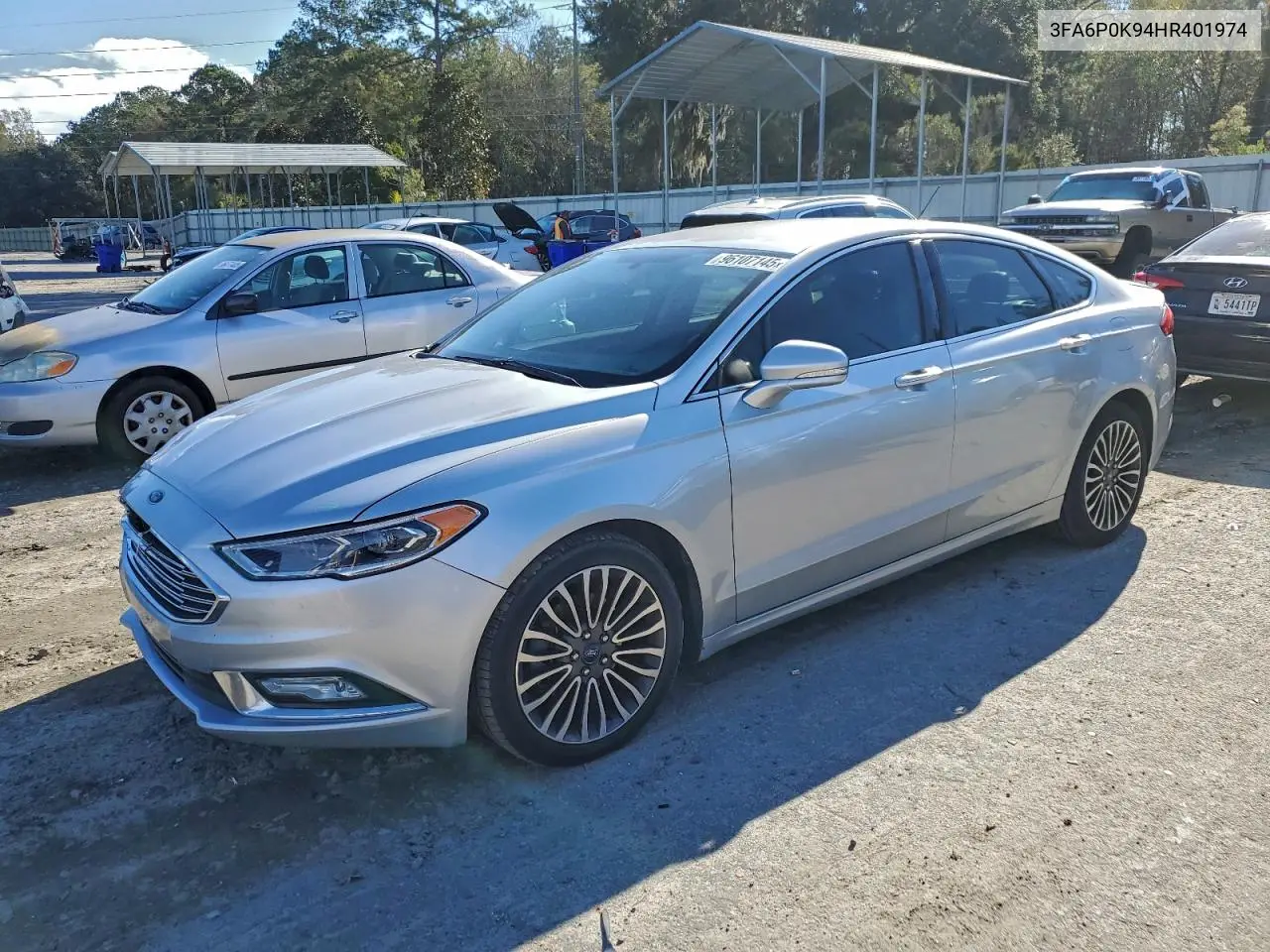 3FA6P0K94HR401974 2017 Ford Fusion Titanium