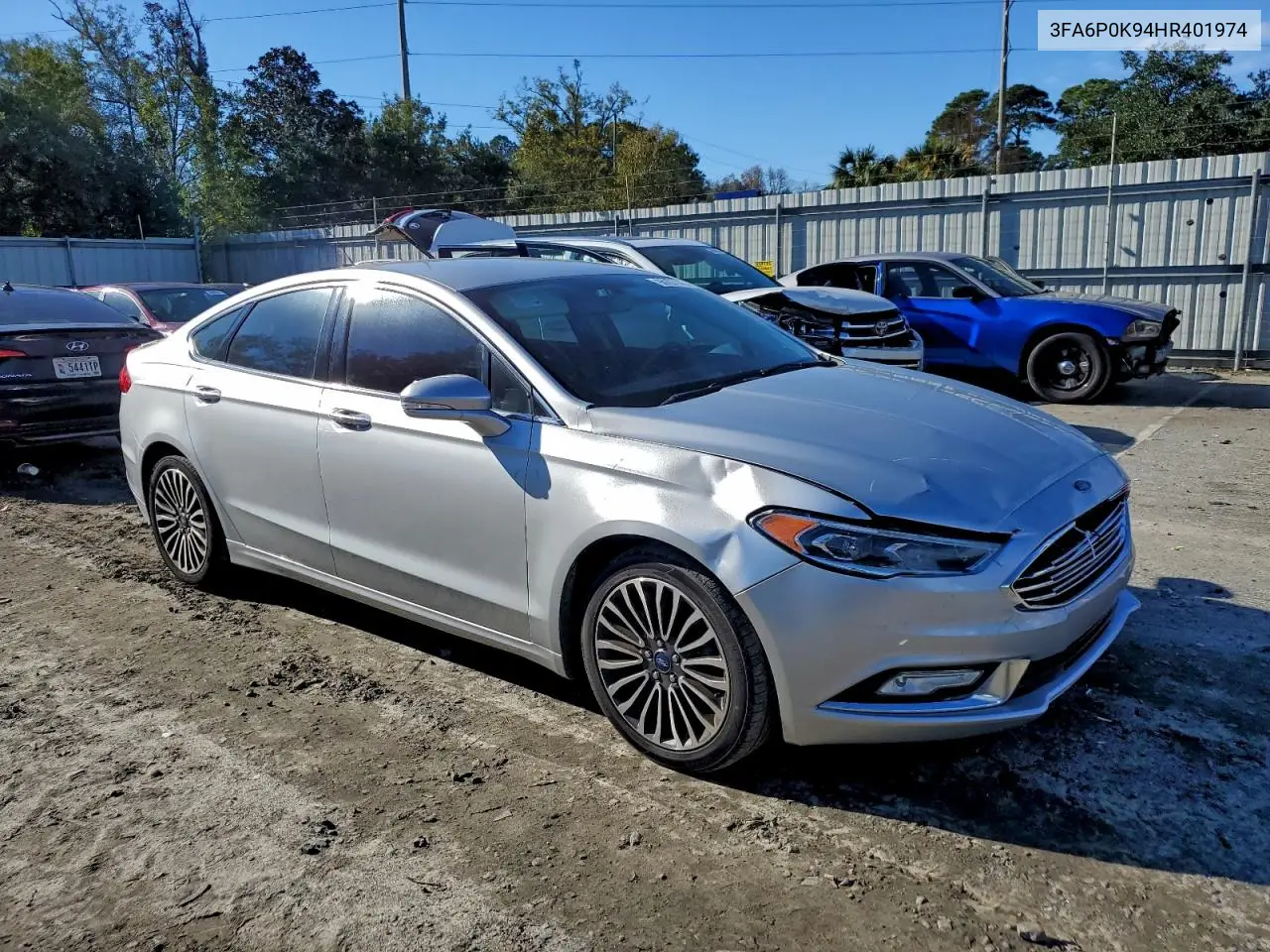 3FA6P0K94HR401974 2017 Ford Fusion Titanium