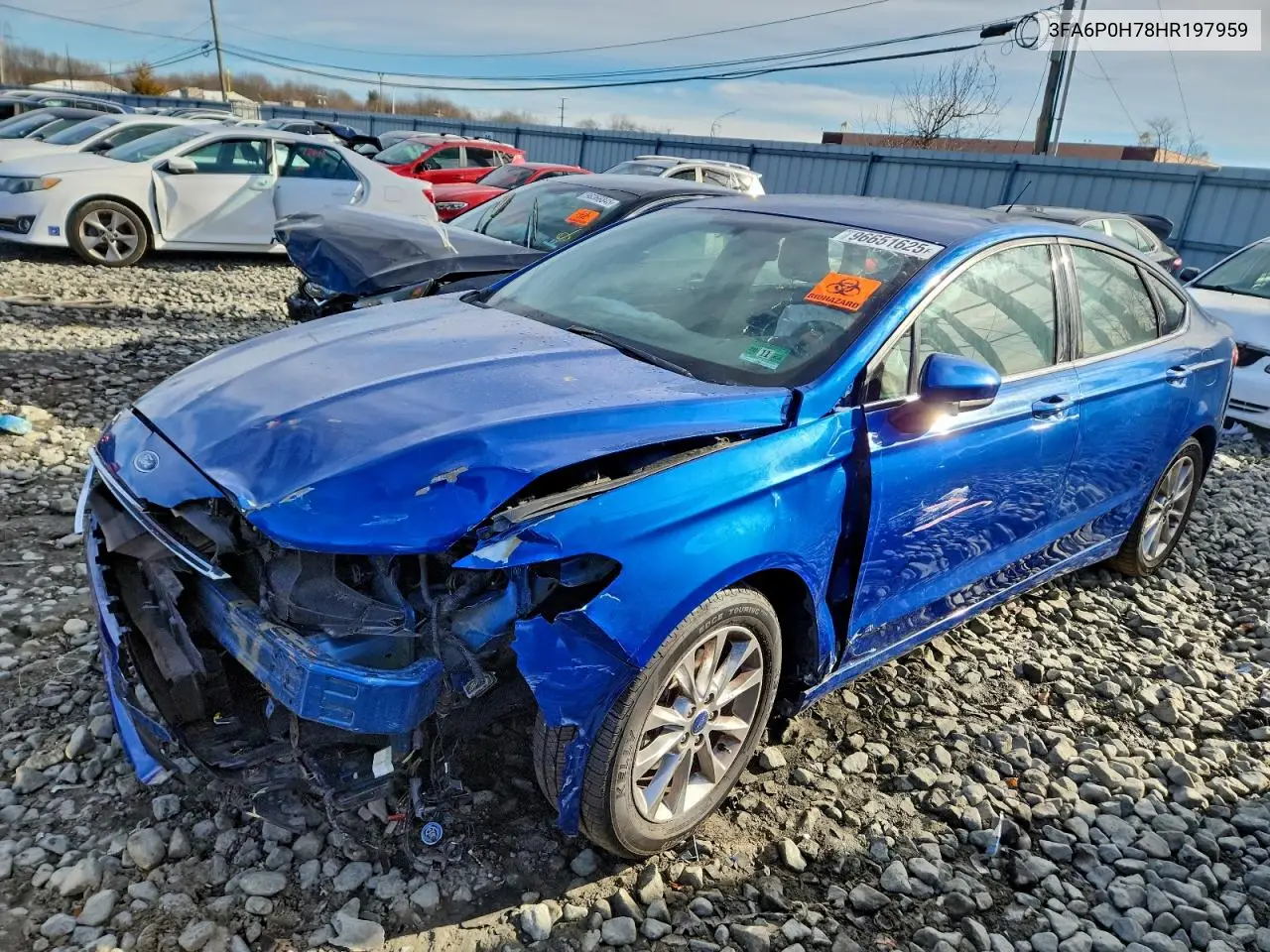 3FA6P0H78HR197959 2017 Ford Fusion Se