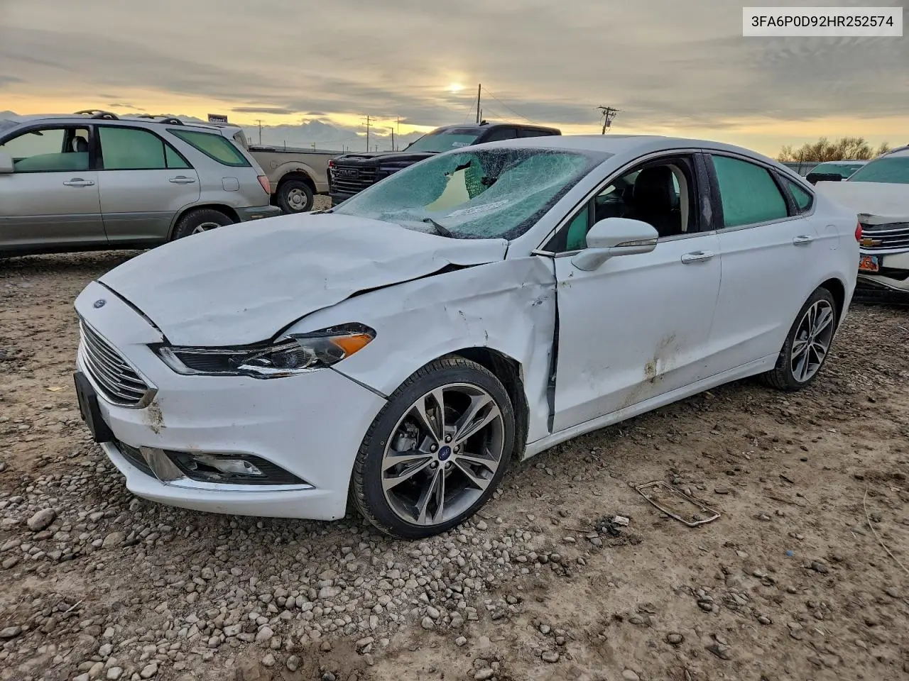 3FA6P0D92HR252574 2017 Ford Fusion Titanium
