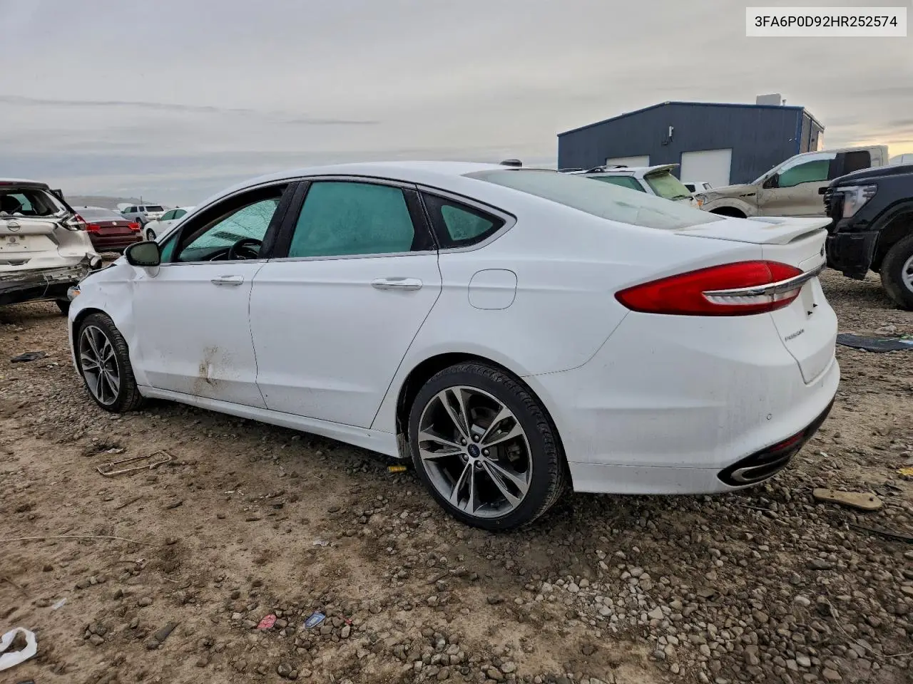 3FA6P0D92HR252574 2017 Ford Fusion Titanium
