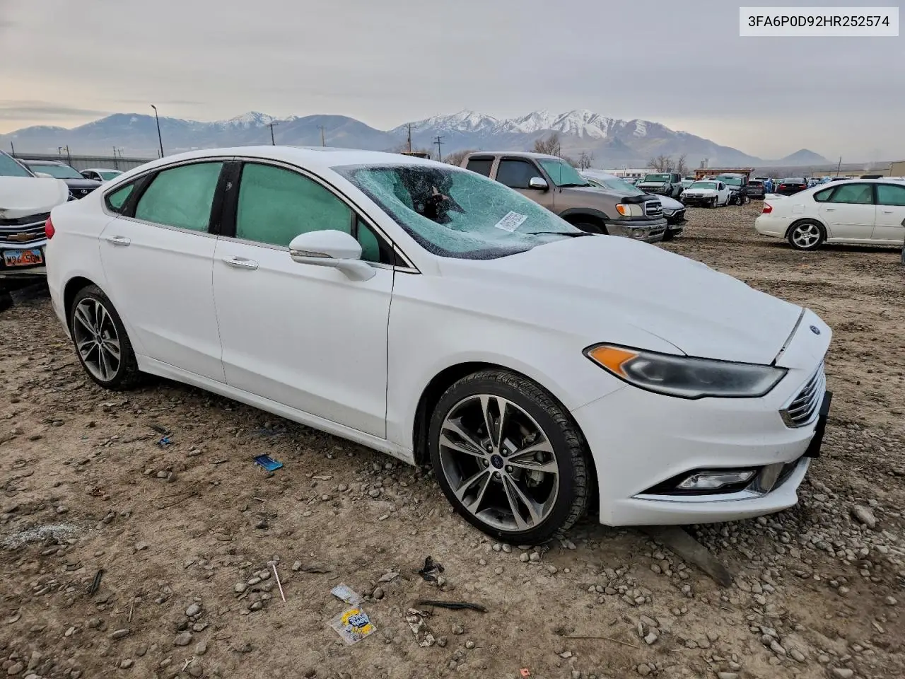 3FA6P0D92HR252574 2017 Ford Fusion Titanium