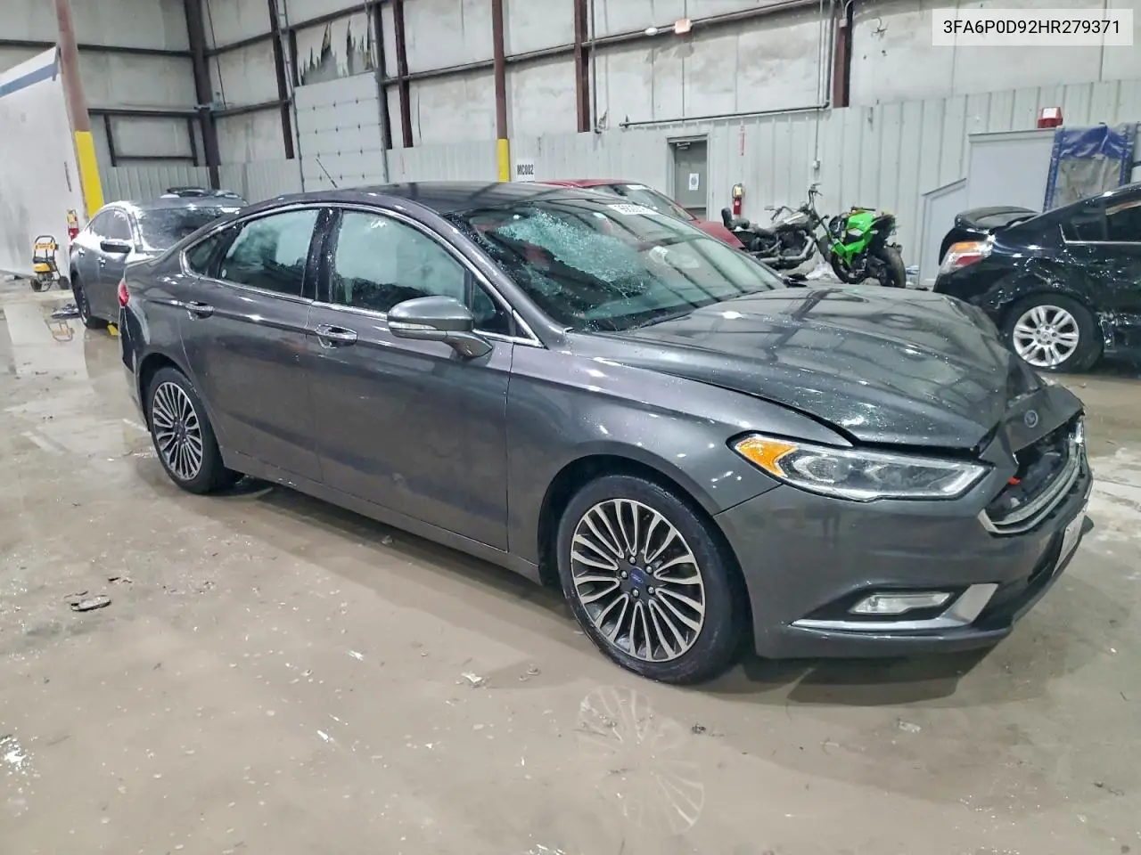 3FA6P0D92HR279371 2017 Ford Fusion Titanium