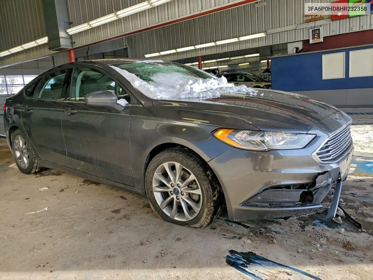 3FA6P0HD8HR232358 2017 Ford Fusion Se