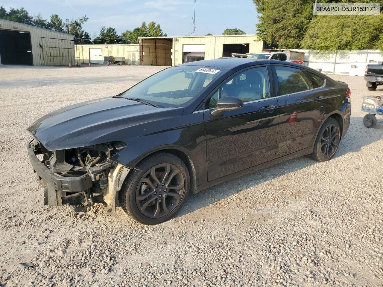 2018 Ford Fusion Se VIN: 3FA6P0HD5JR153171 Lot: 66400634