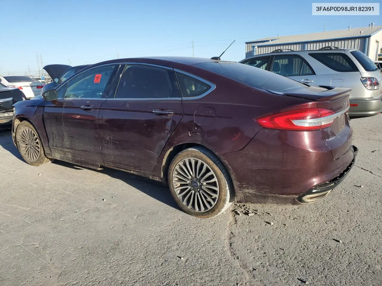 3FA6P0D98JR182391 2018 Ford Fusion Titanium/Platinum