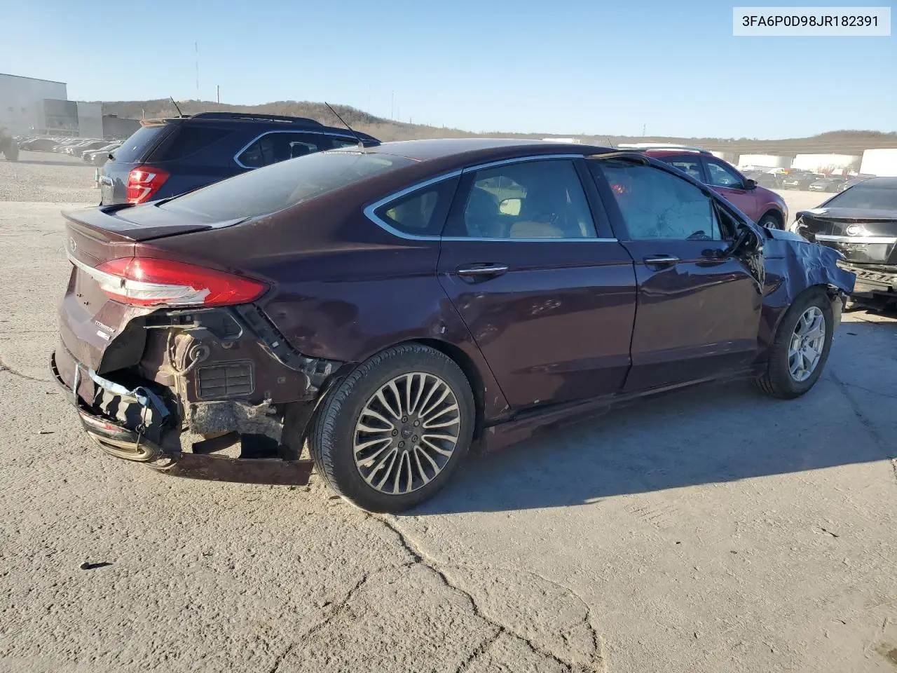 3FA6P0D98JR182391 2018 Ford Fusion Titanium/Platinum