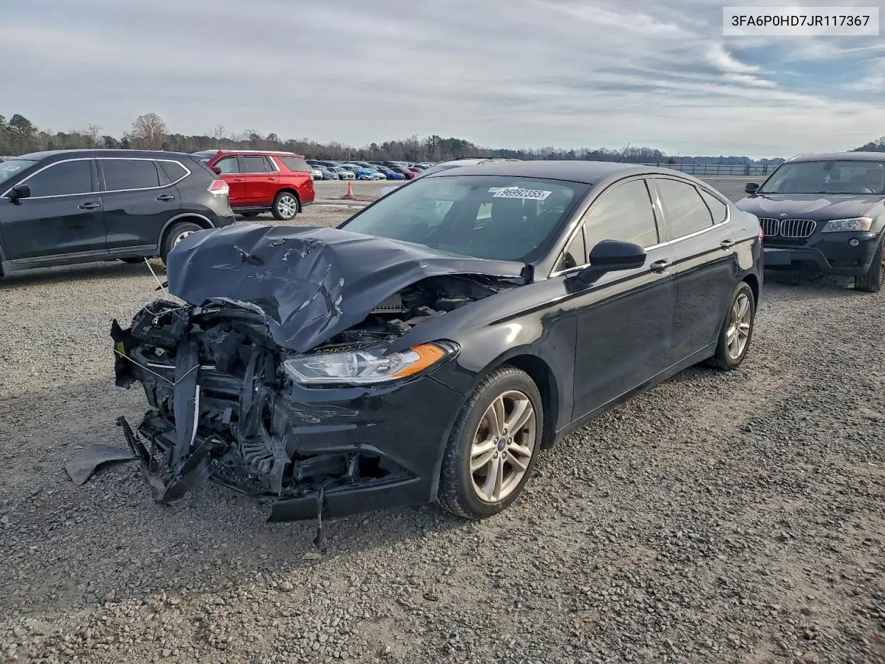 3FA6P0HD7JR117367 2018 Ford Fusion Se