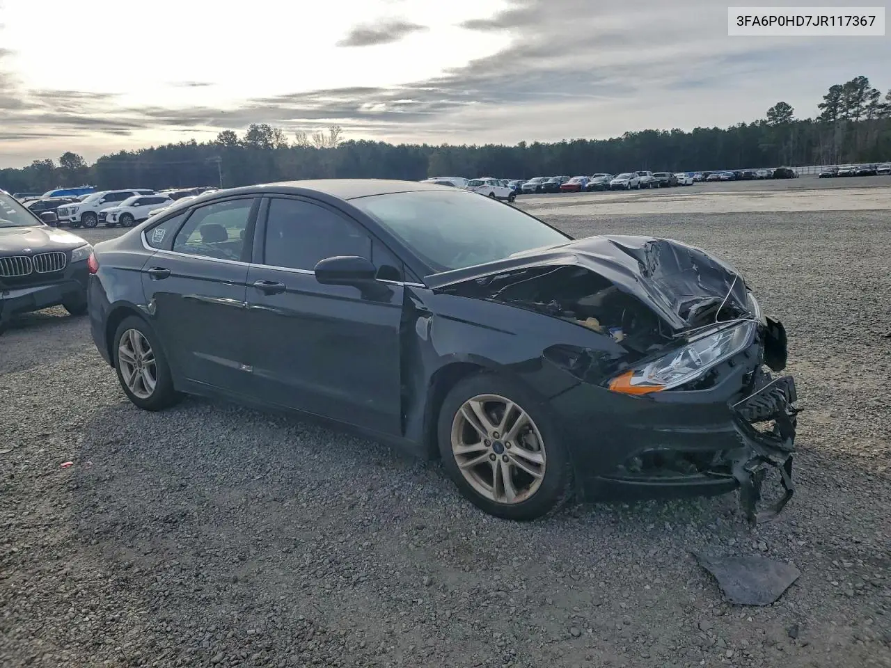 3FA6P0HD7JR117367 2018 Ford Fusion Se
