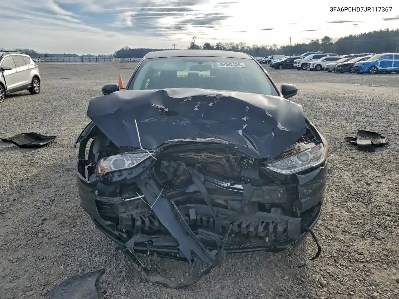 3FA6P0HD7JR117367 2018 Ford Fusion Se