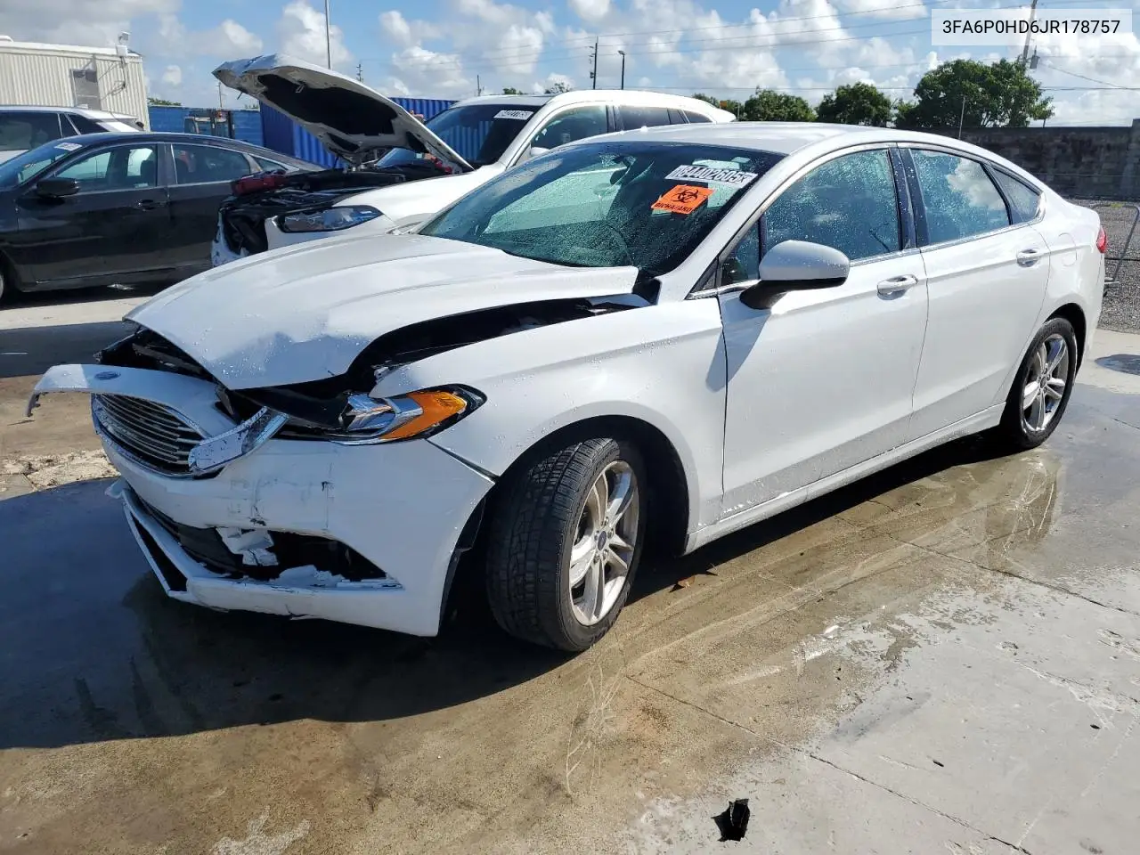 3FA6P0HD6JR178757 2018 Ford Fusion Se