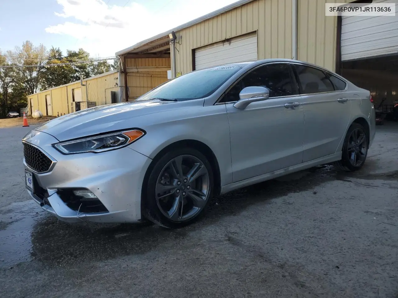 3FA6P0VP1JR113636 2018 Ford Fusion Sport