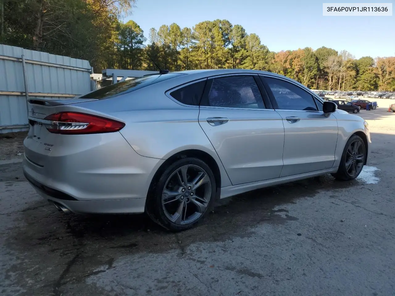 3FA6P0VP1JR113636 2018 Ford Fusion Sport