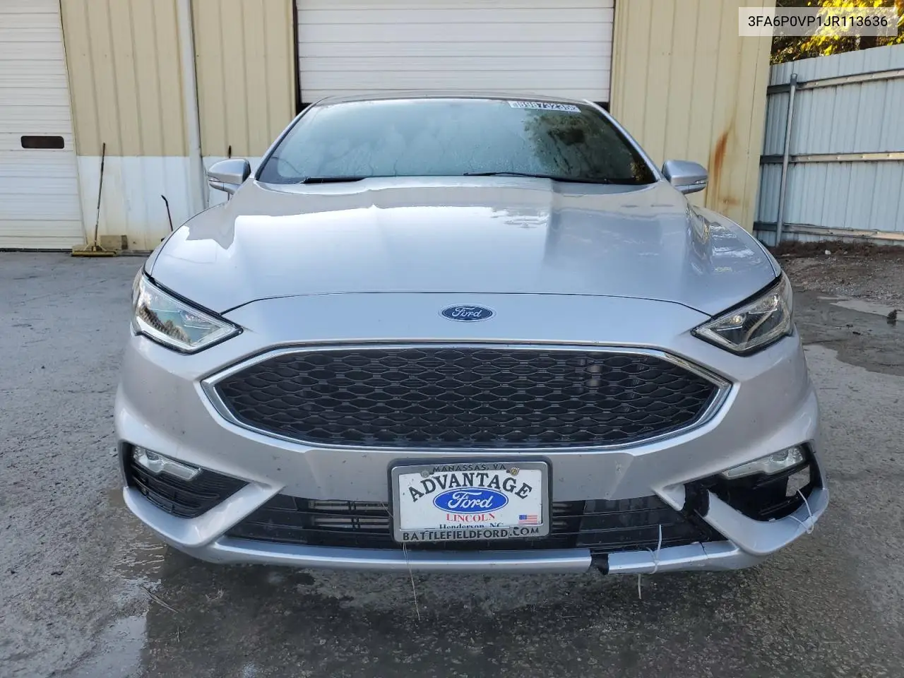 3FA6P0VP1JR113636 2018 Ford Fusion Sport