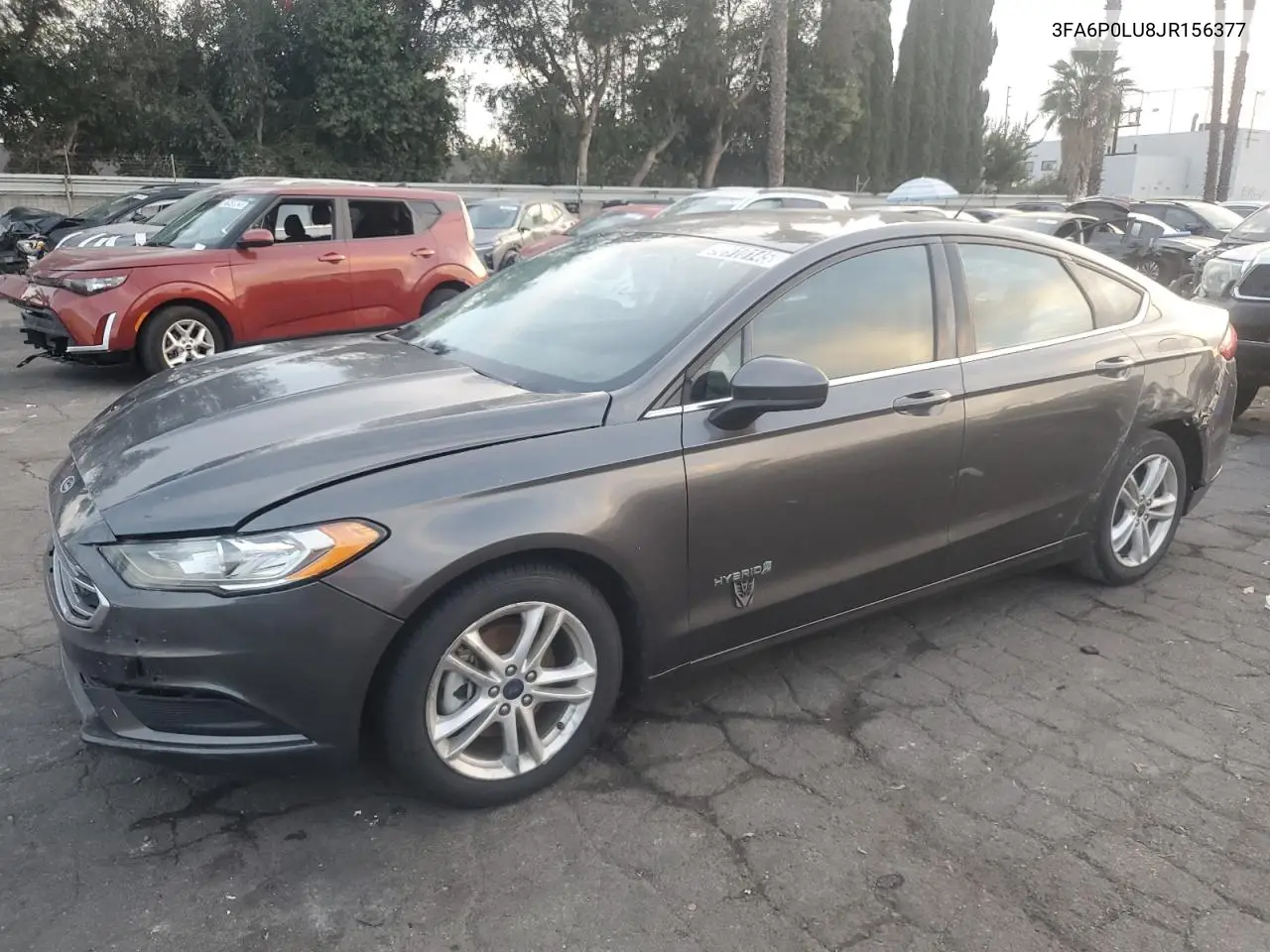3FA6P0LU8JR156377 2018 Ford Fusion Se Hybrid