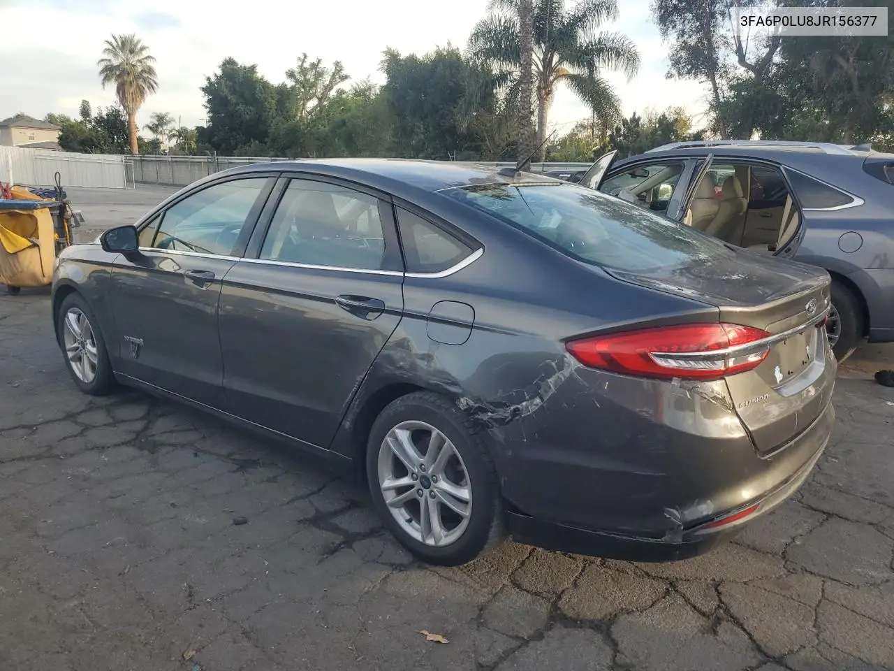 3FA6P0LU8JR156377 2018 Ford Fusion Se Hybrid