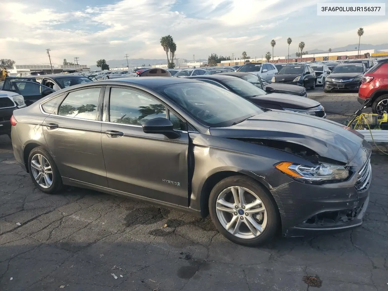 3FA6P0LU8JR156377 2018 Ford Fusion Se Hybrid