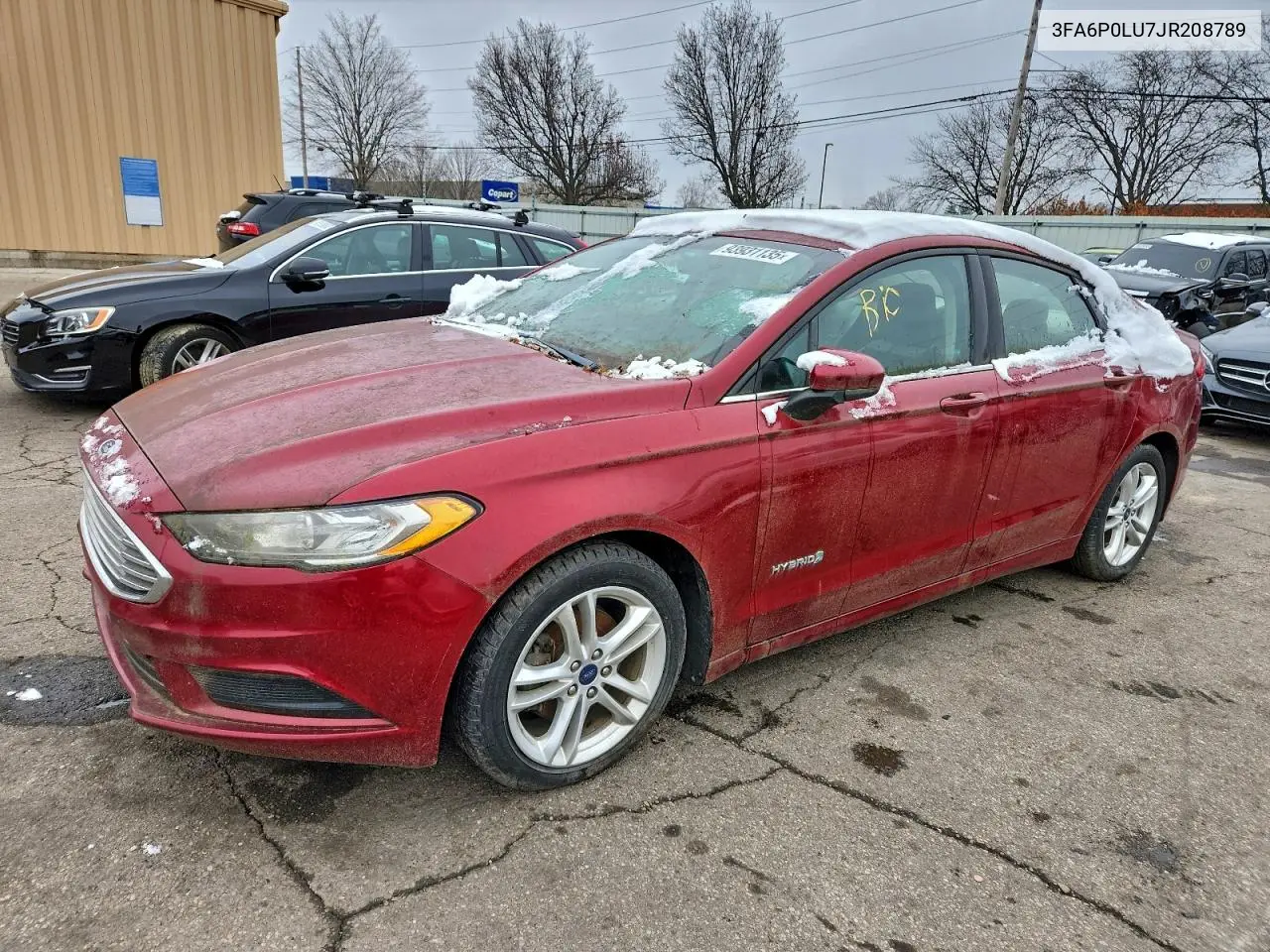 3FA6P0LU7JR208789 2018 Ford Fusion Se Hybrid