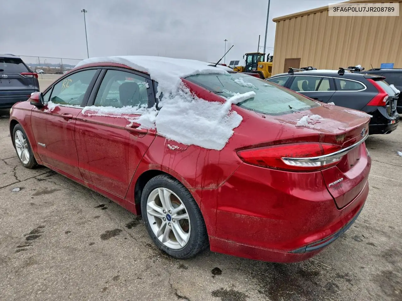 3FA6P0LU7JR208789 2018 Ford Fusion Se Hybrid