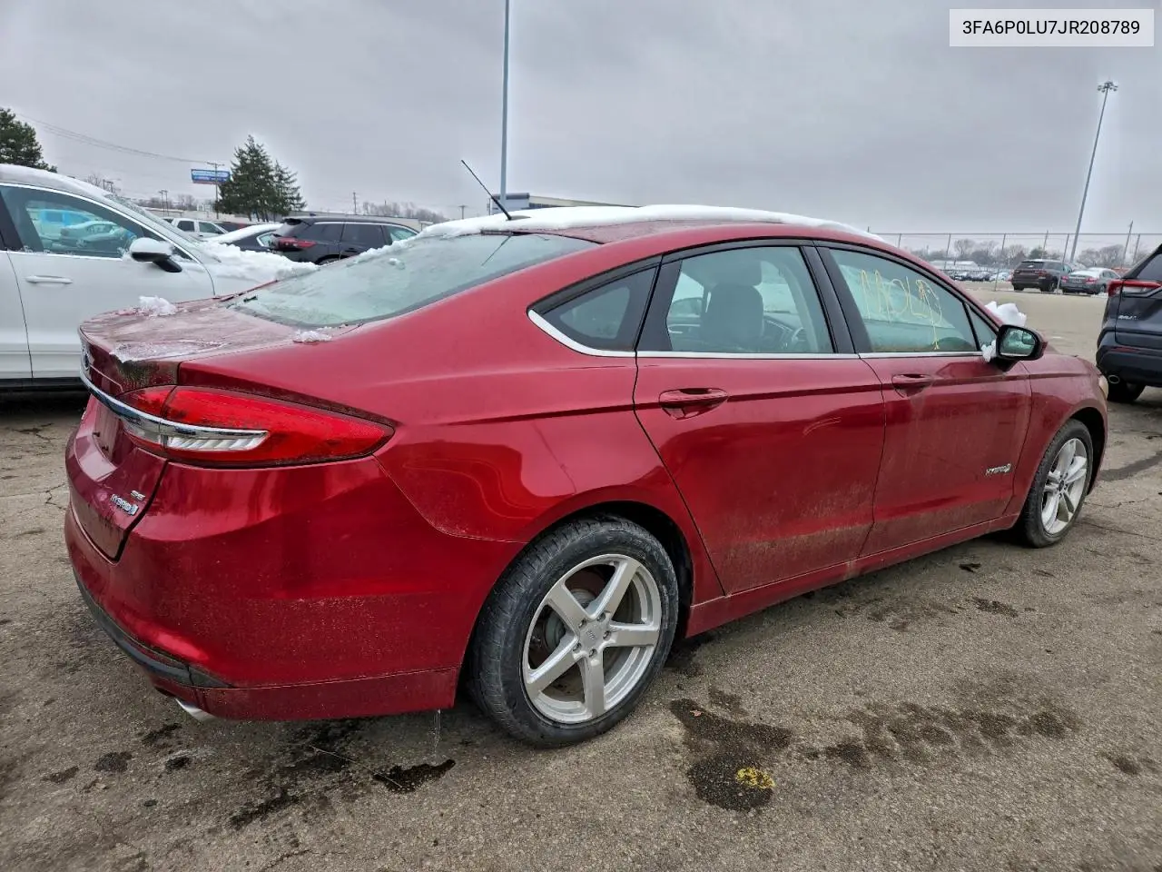 3FA6P0LU7JR208789 2018 Ford Fusion Se Hybrid