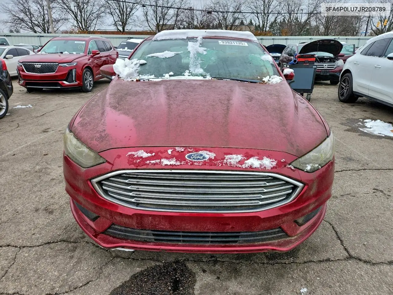 3FA6P0LU7JR208789 2018 Ford Fusion Se Hybrid