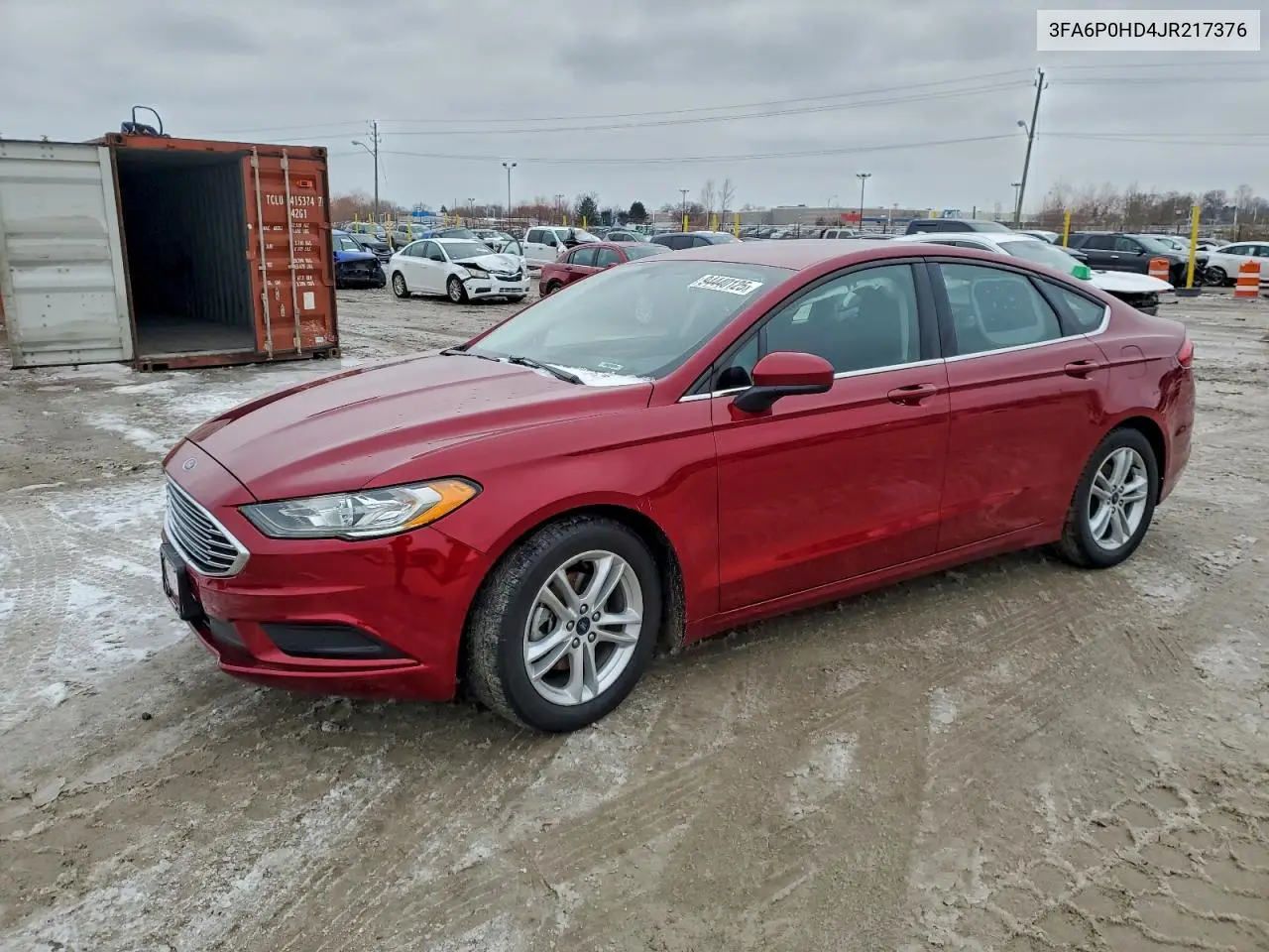 3FA6P0HD4JR217376 2018 Ford Fusion Se