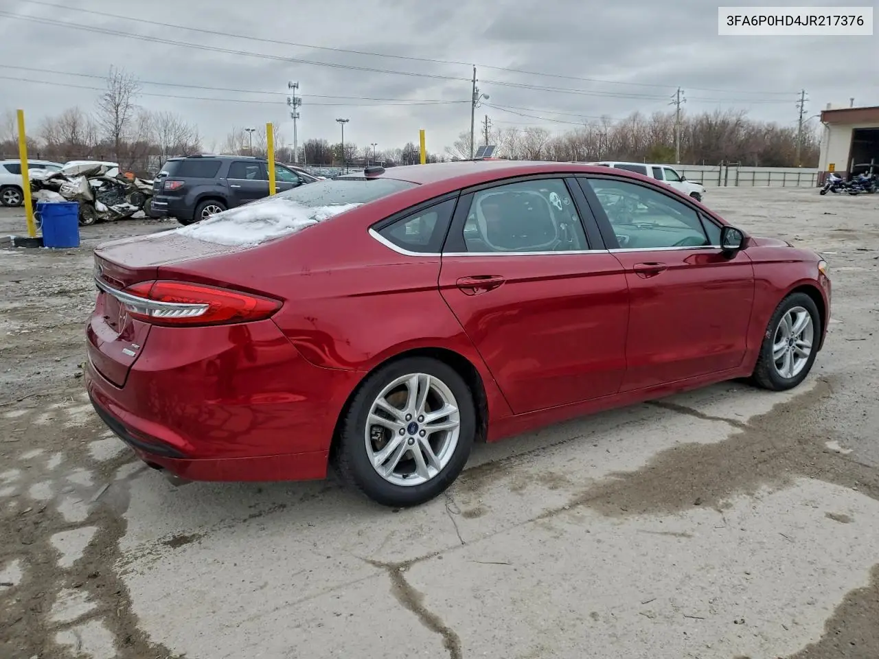 3FA6P0HD4JR217376 2018 Ford Fusion Se
