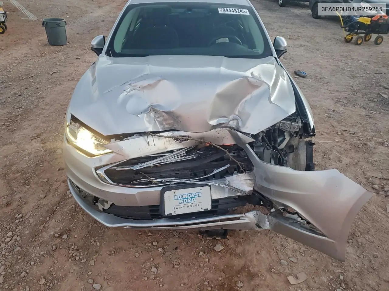 3FA6P0HD4JR259255 2018 Ford Fusion Se