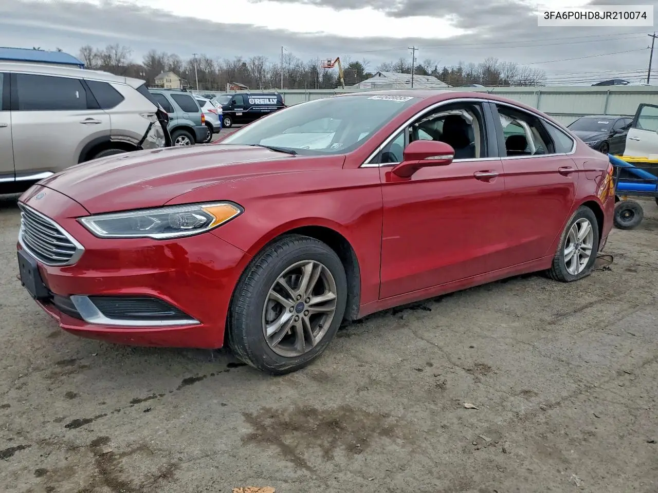 3FA6P0HD8JR210074 2018 Ford Fusion Se