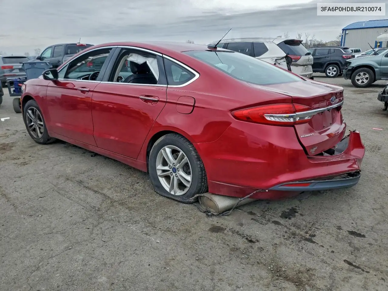 3FA6P0HD8JR210074 2018 Ford Fusion Se
