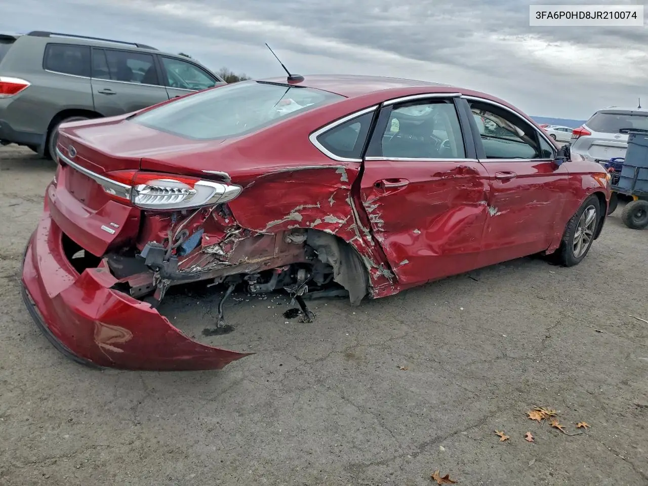 3FA6P0HD8JR210074 2018 Ford Fusion Se