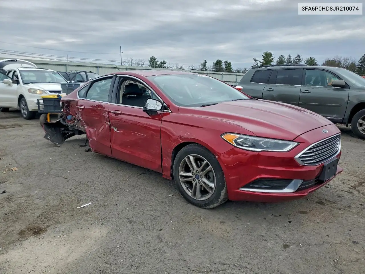 3FA6P0HD8JR210074 2018 Ford Fusion Se