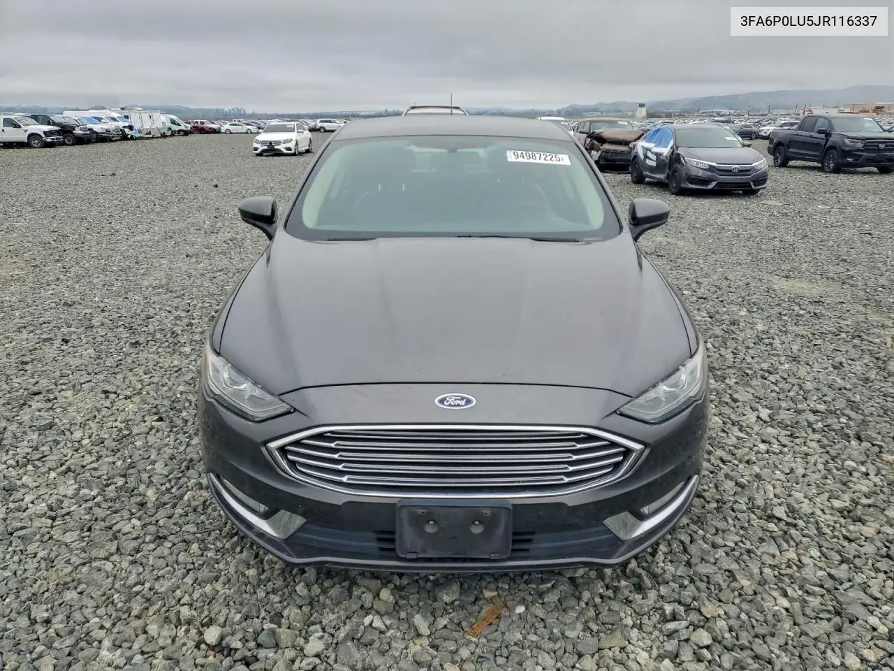 3FA6P0LU5JR116337 2018 Ford Fusion Se Hybrid
