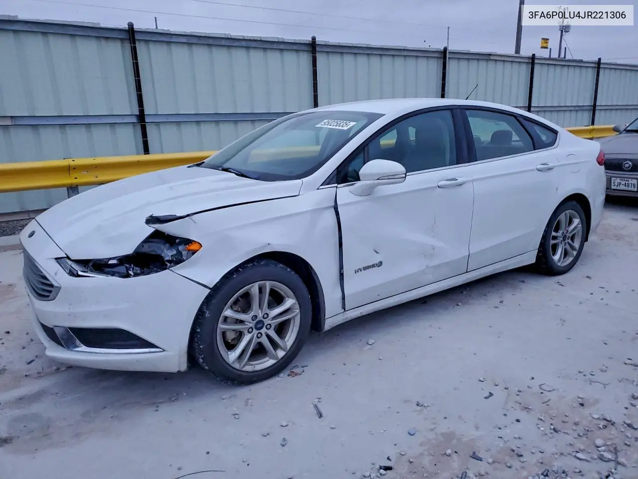 3FA6P0LU4JR221306 2018 Ford Fusion Se Hybrid