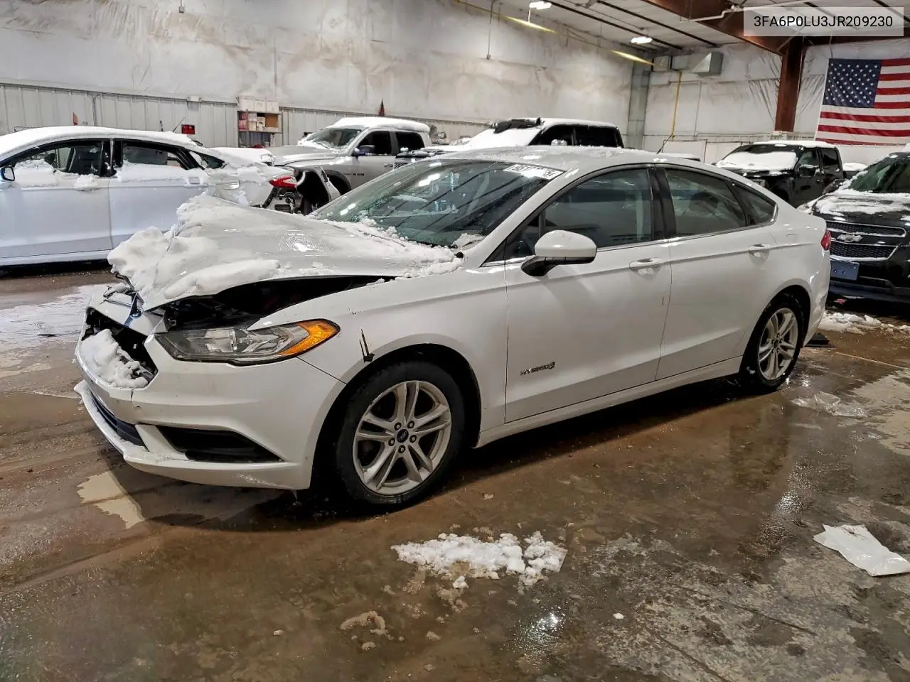 3FA6P0LU3JR209230 2018 Ford Fusion Se Hybrid