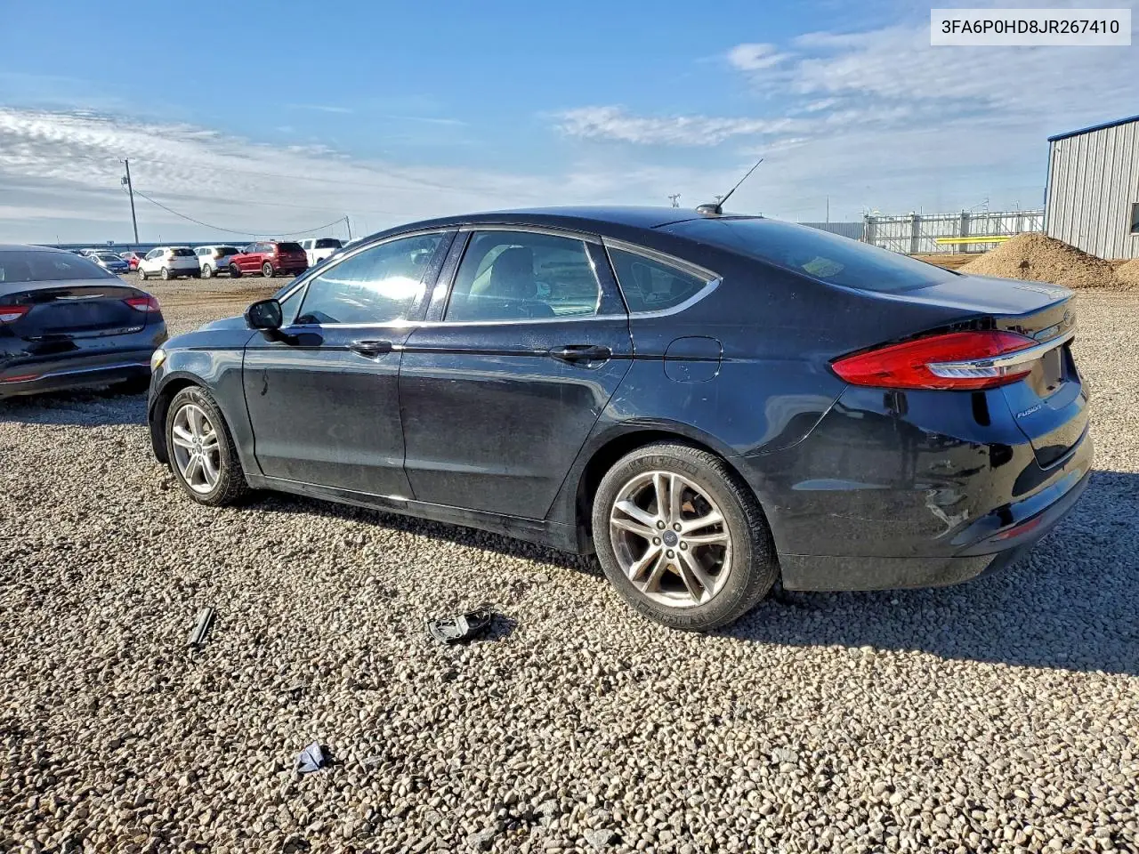 3FA6P0HD8JR267410 2018 Ford Fusion Se