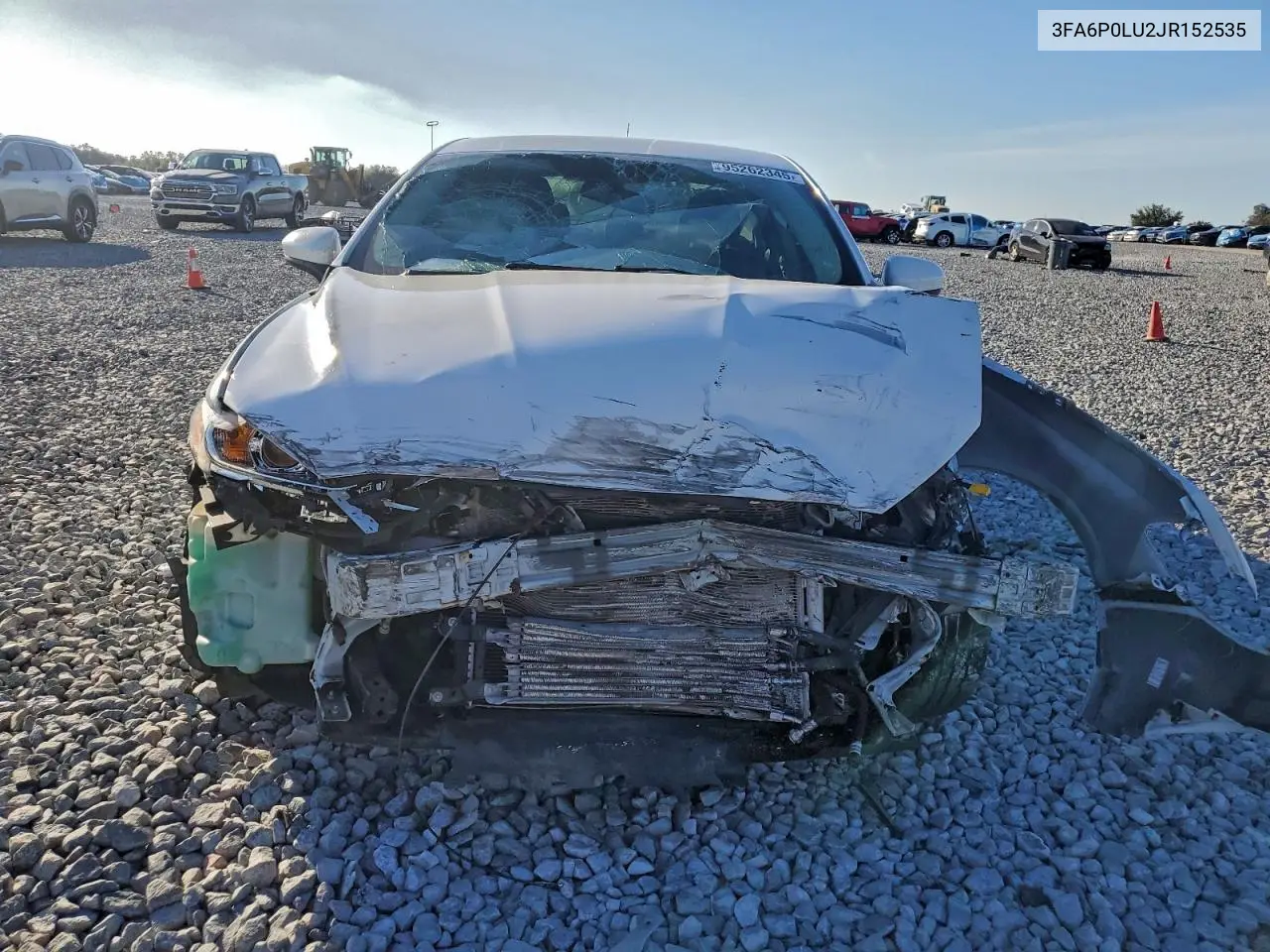 3FA6P0LU2JR152535 2018 Ford Fusion Se Hybrid
