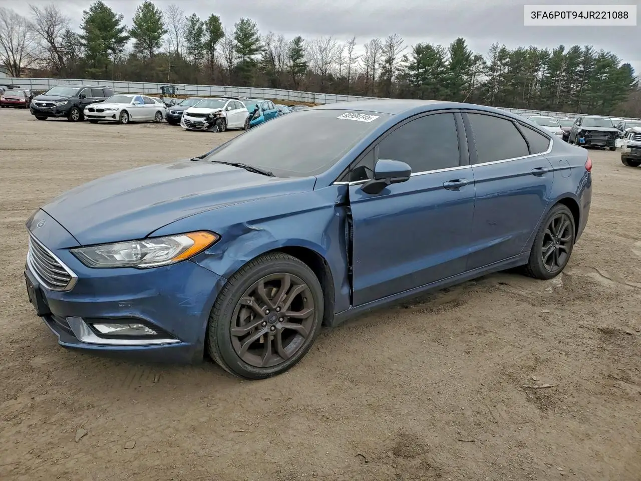 3FA6P0T94JR221088 2018 Ford Fusion Se