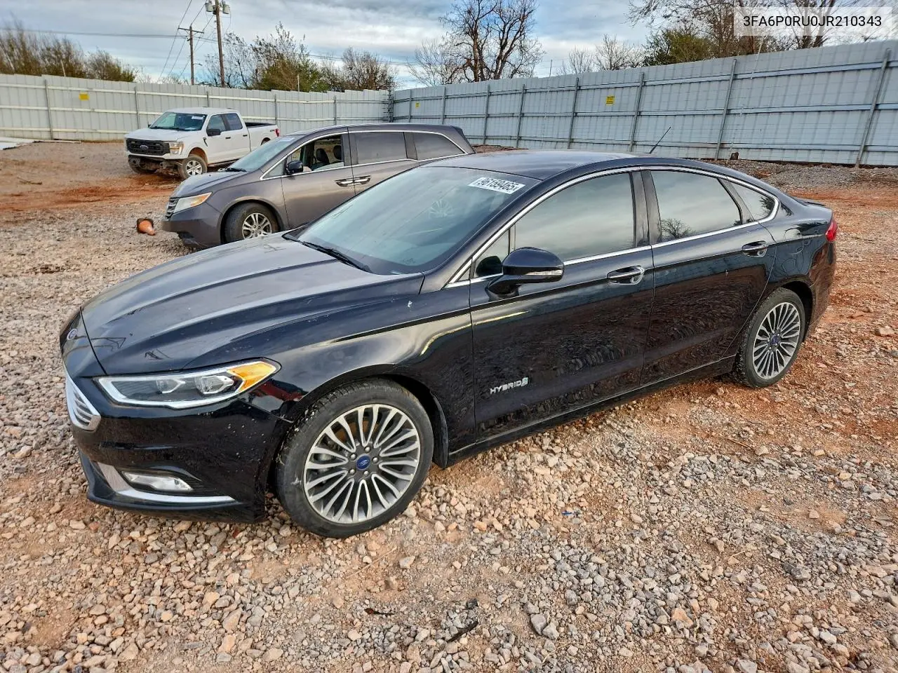 3FA6P0RU0JR210343 2018 Ford Fusion Titanium/Platinum Hev