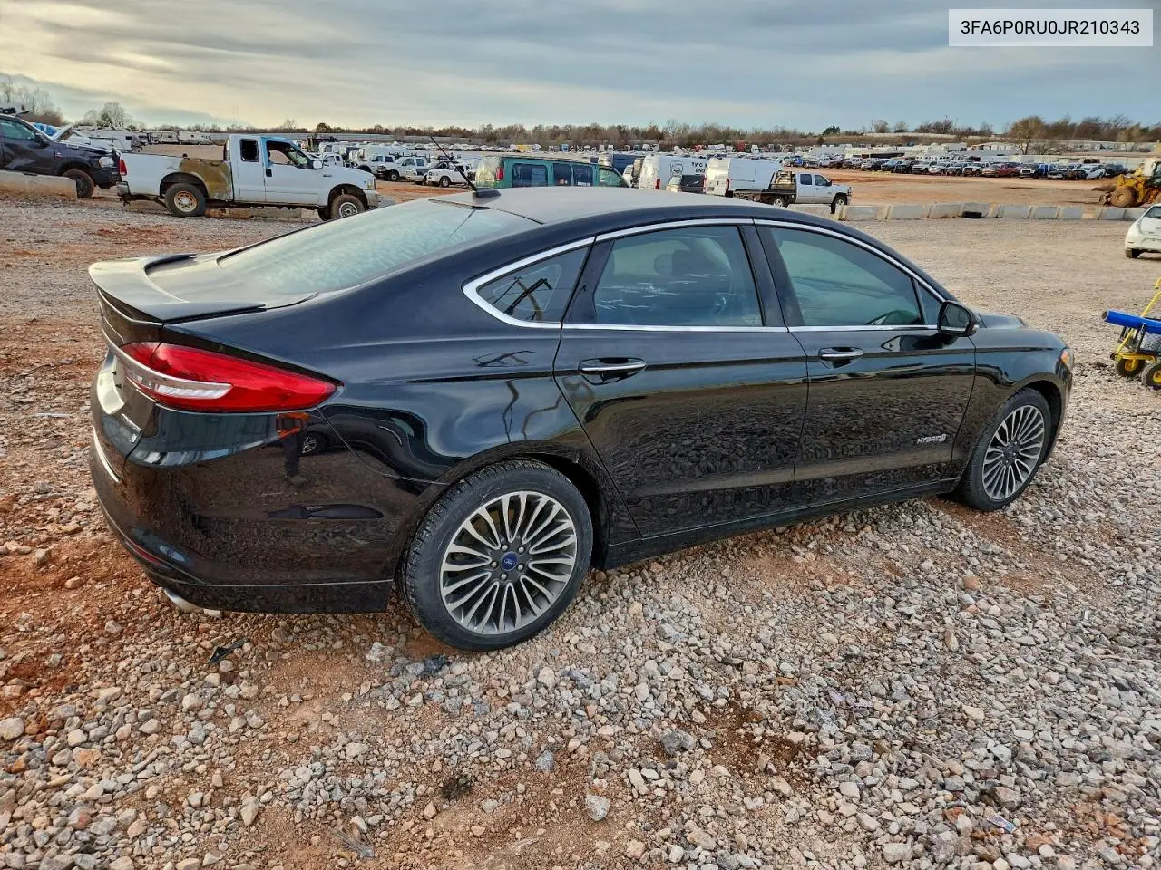 3FA6P0RU0JR210343 2018 Ford Fusion Titanium/Platinum Hev