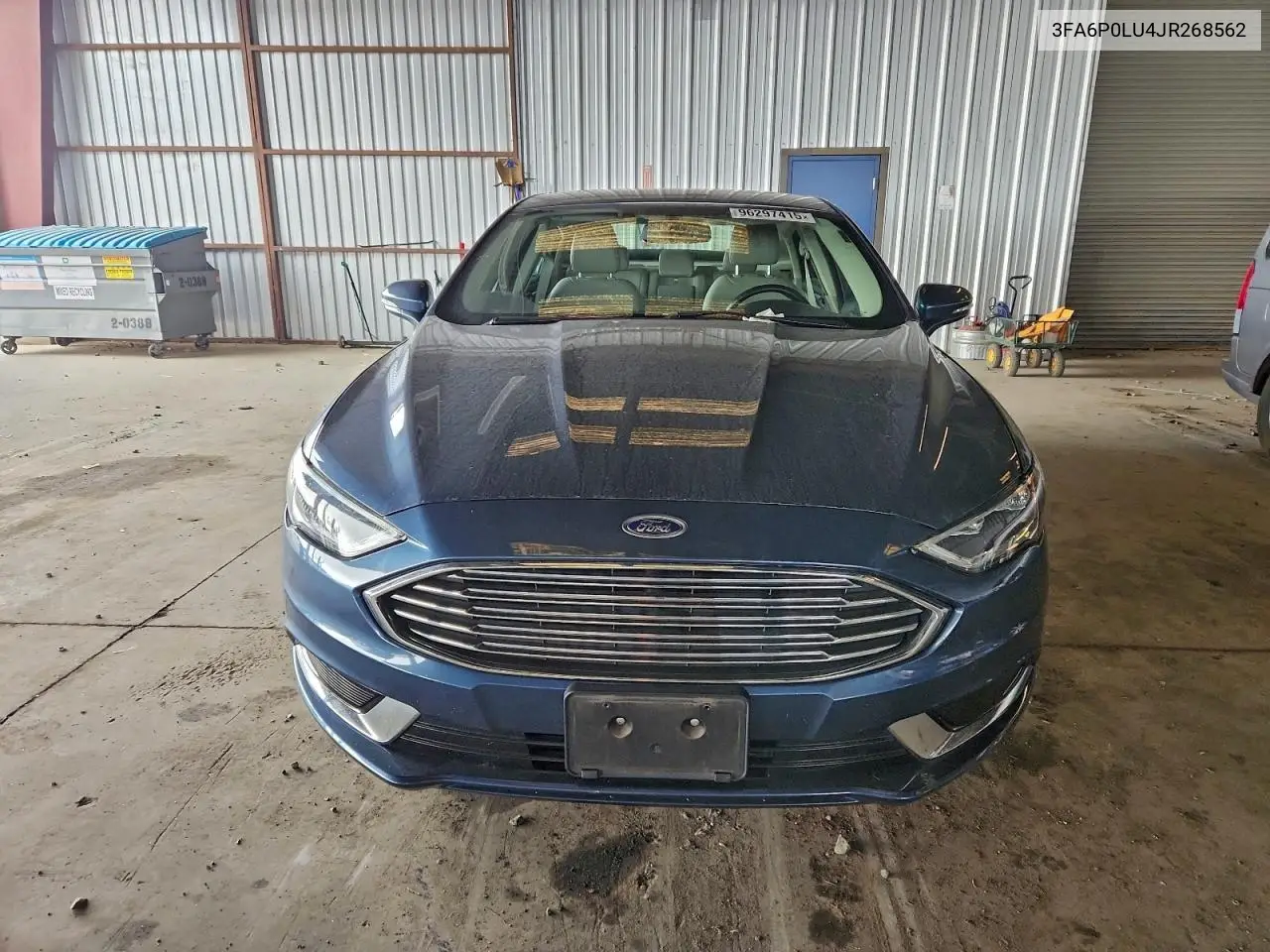 3FA6P0LU4JR268562 2018 Ford Fusion Se Hybrid
