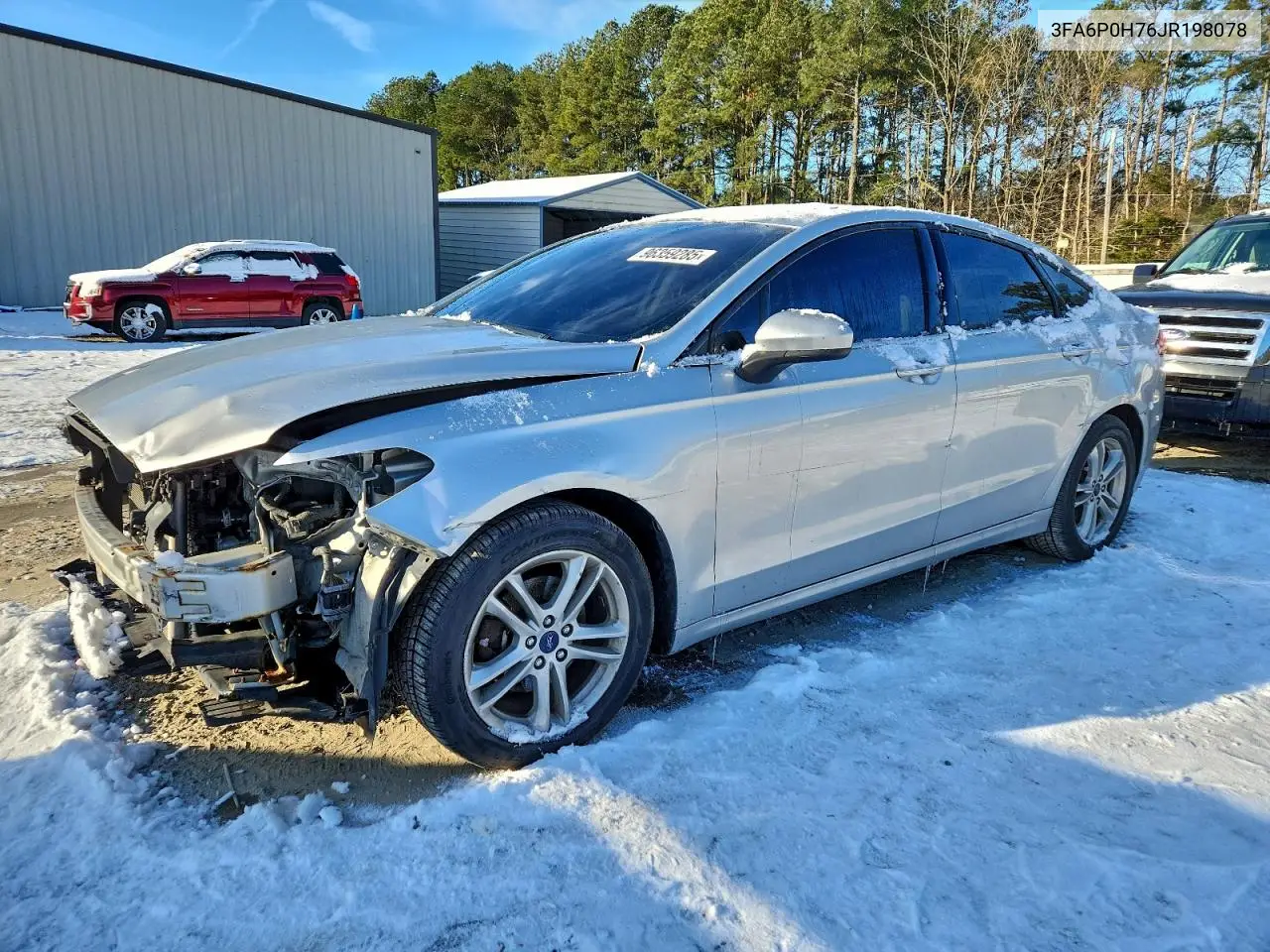 3FA6P0H76JR198078 2018 Ford Fusion Se