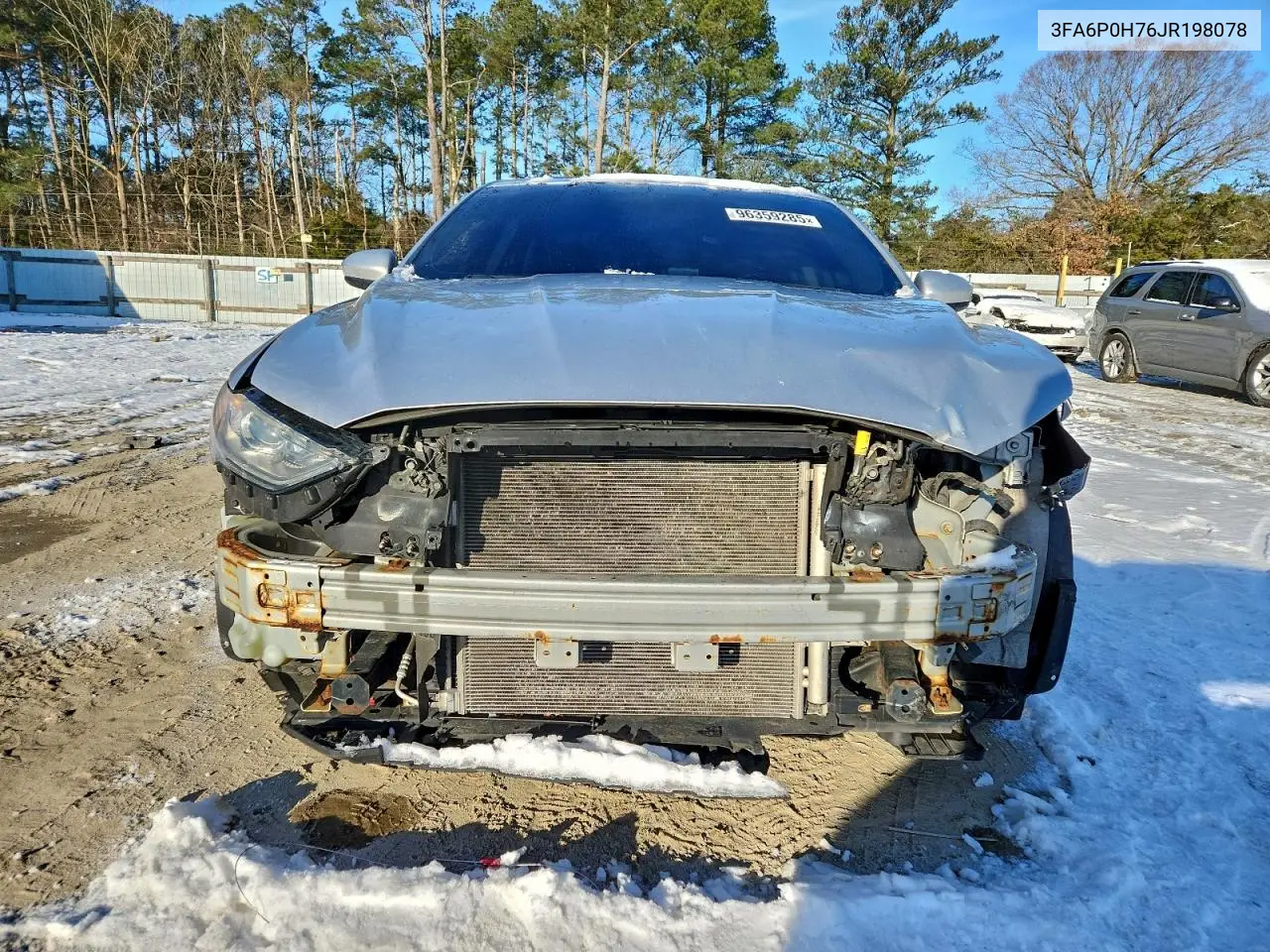 3FA6P0H76JR198078 2018 Ford Fusion Se