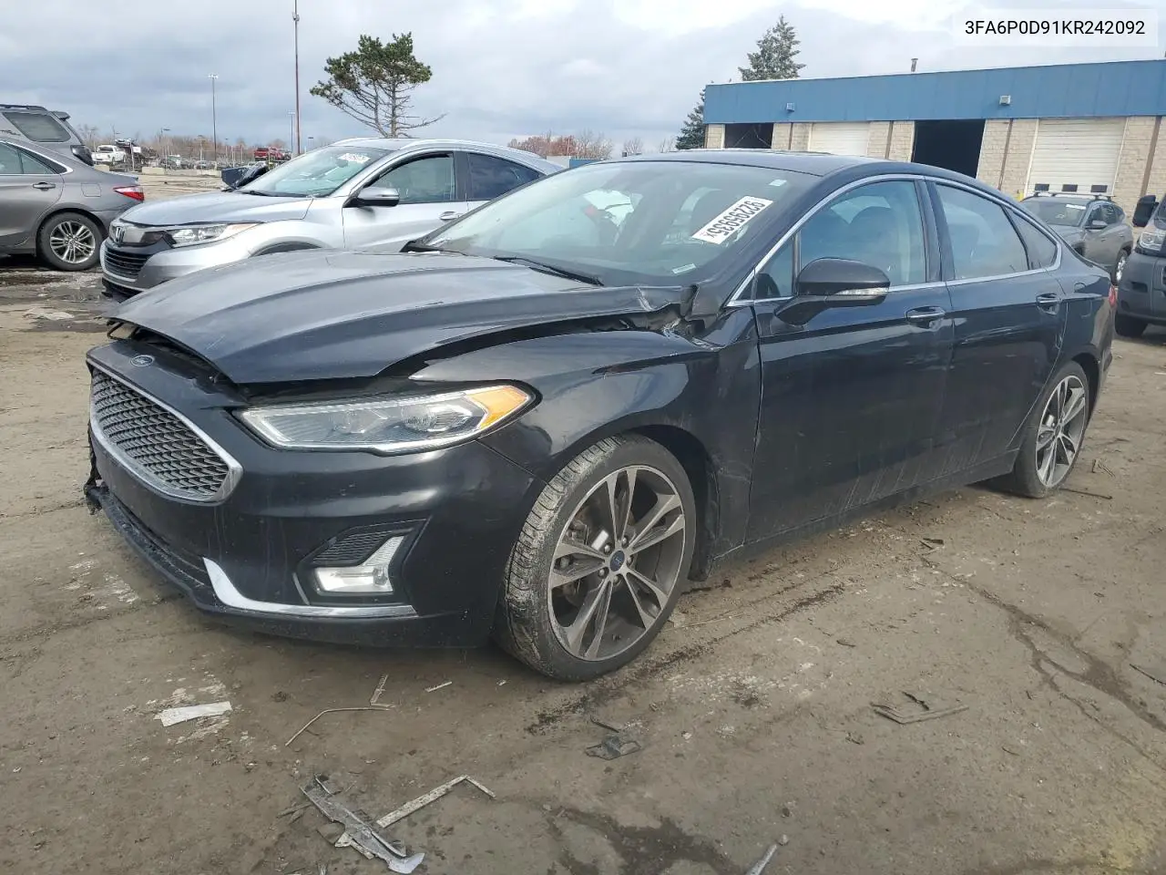 3FA6P0D91KR242092 2019 Ford Fusion Titanium